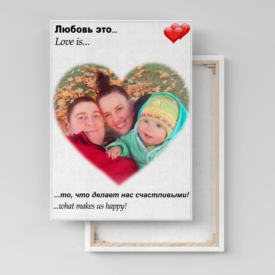 Портрет по фото в стиле Love is...
