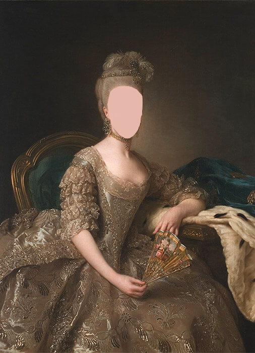 Hedvig Elisabet Charlotta (1759-1818), by Alexander Roslin